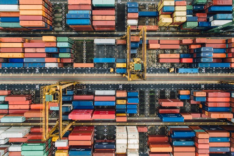 China export container port - logistics hub for global freight
